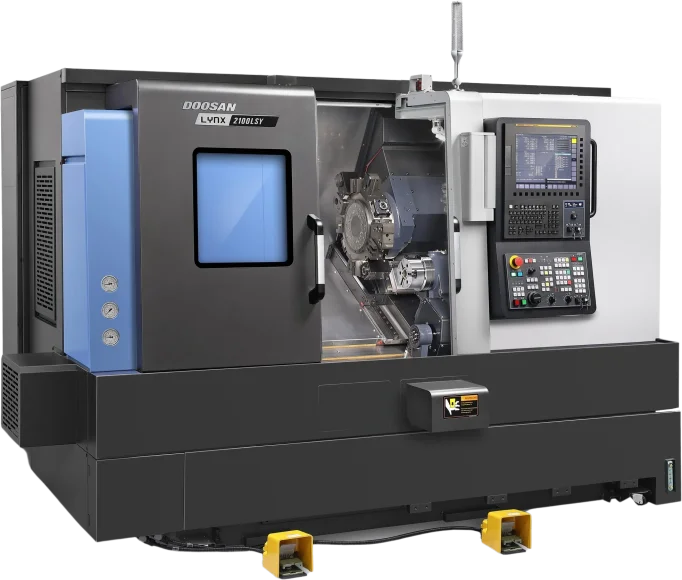 Doosan Lynx 2100LSYA CNC Horizontal Single Turret Lathes