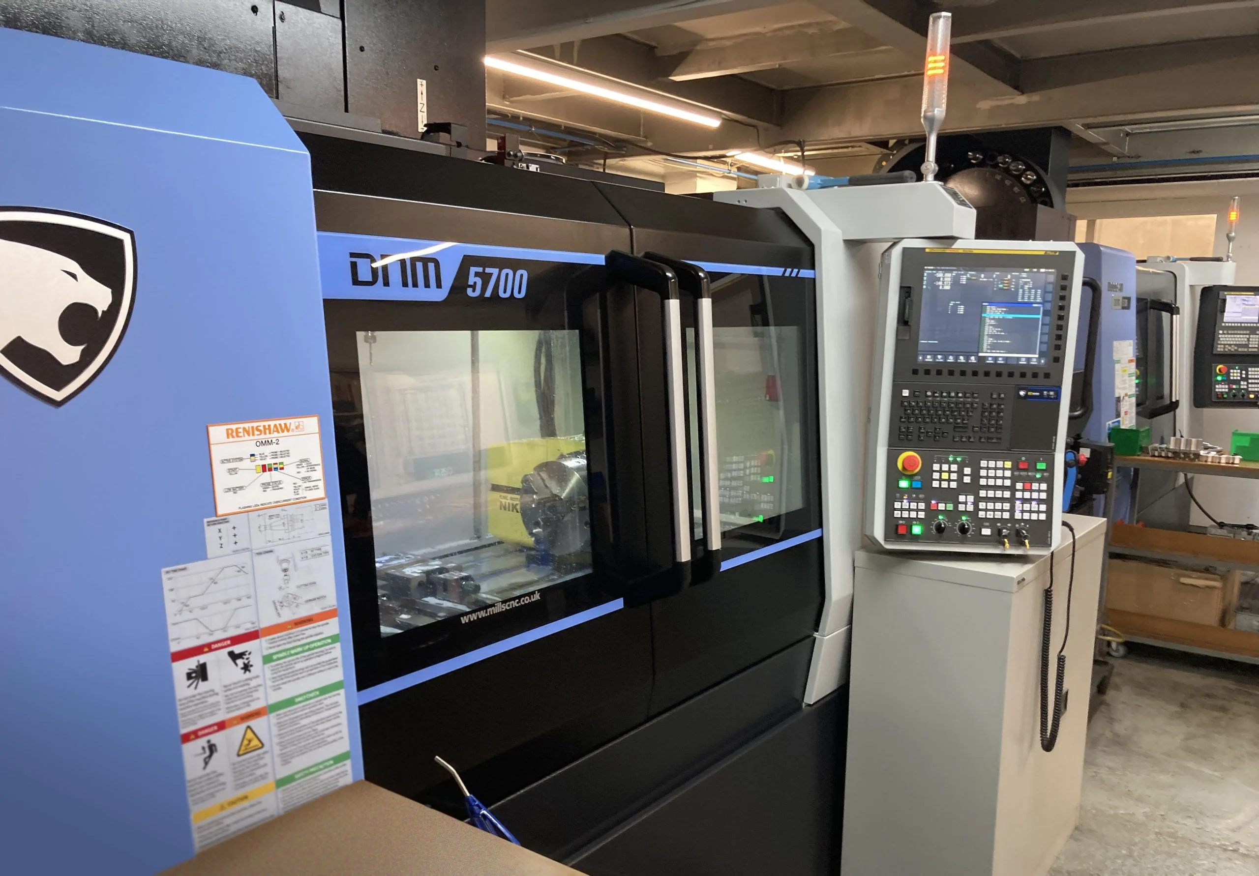 Exterior view of a DNM 5700 Vertical Machining Centre