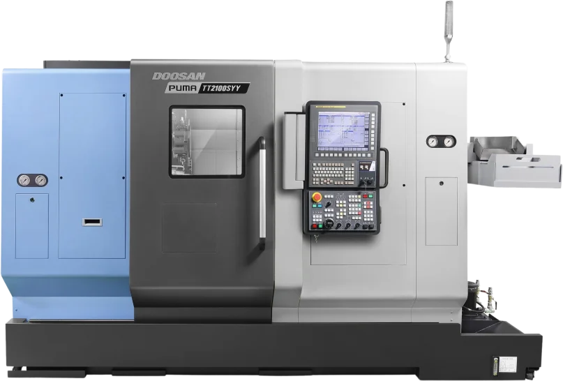Doosan Puma TT2100SYY Twin Turret Horizontal CNC Lathes
