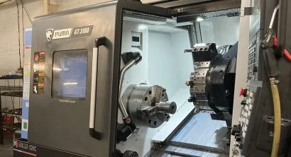DN Solutions’ Puma GT 3100 two-axis, box guideway lathe