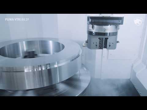 How to improve your performance with Large Vertical turning centre_ PUMA VTR1012F real cutting