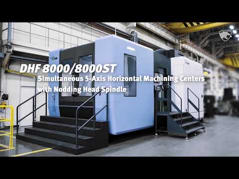DHF 8000ST I 5axis Horizontal Machining I DN SOLUTIONS MACHINE TOOLS
