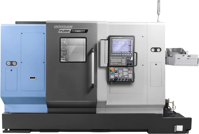 Doosan Puma TT2100SYY Twin Turret Horizontal CNC Lathes