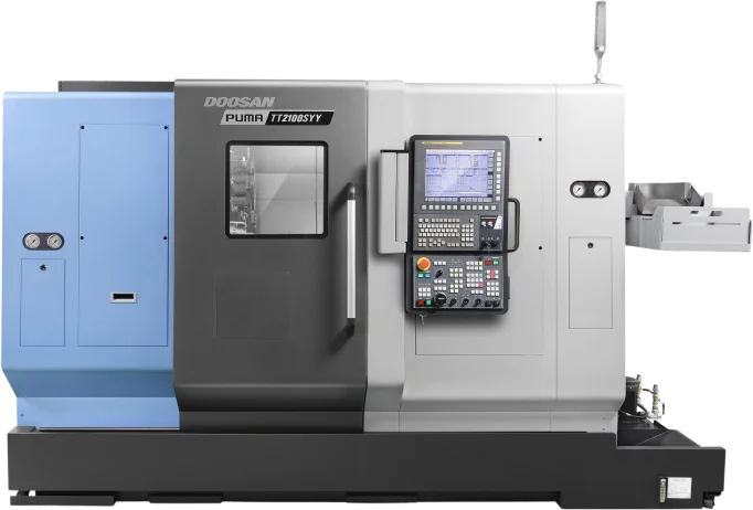 Doosan Puma TT2100SYY Twin Turret Horizontal CNC Lathes