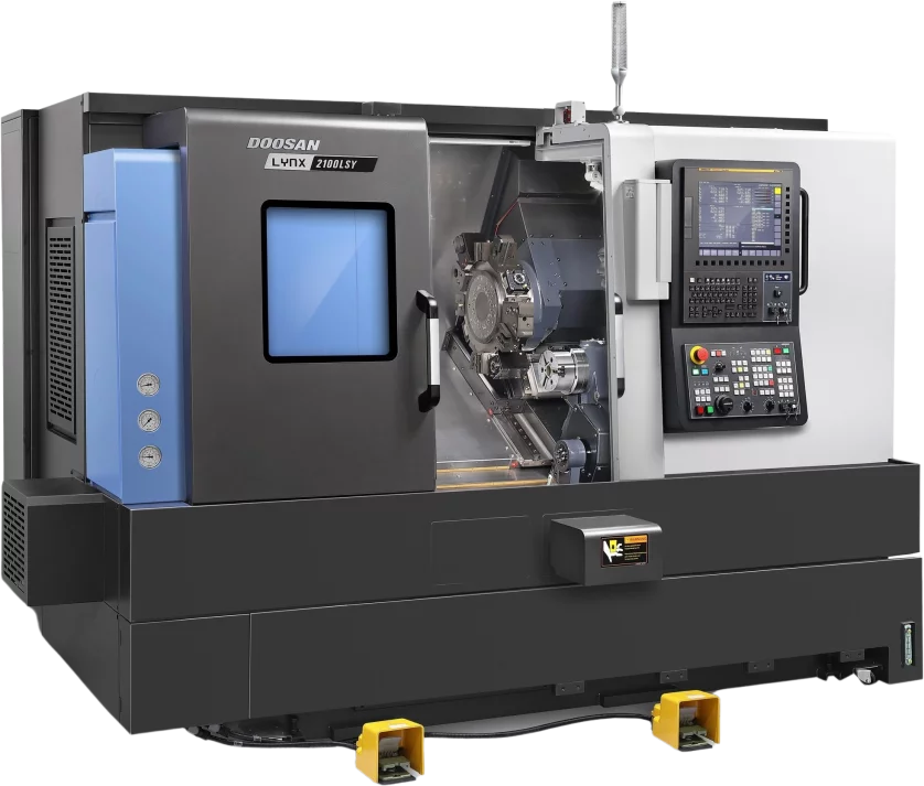 Doosan Lynx 2100LSYA CNC Horizontal Single Turret Lathes