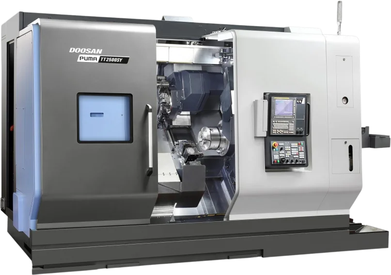 Doosan Puma TT2500SY Twin Turret Horizontal CNC Lathes