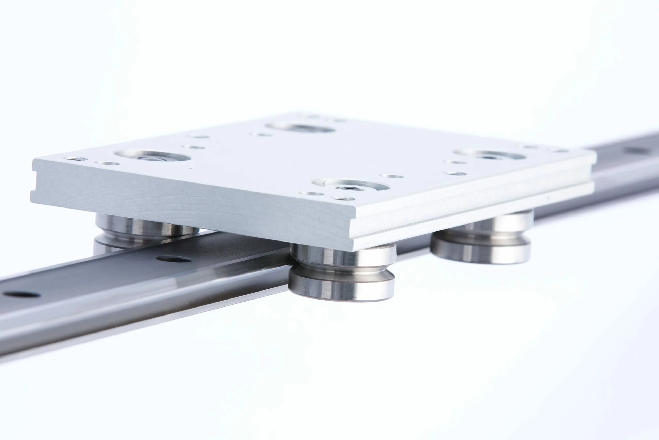 Close up of CNC machined part at hepco