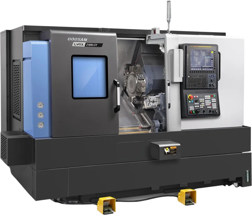 Doosan Lynx 2100LSYA CNC Horizontal Single Turret Lathes