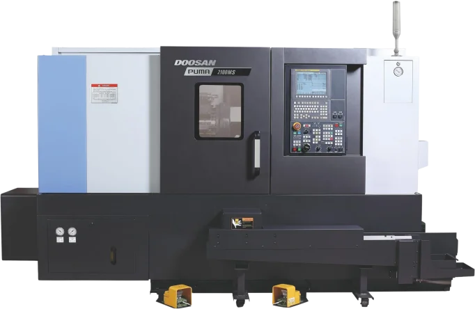 Doosan Puma 2100MS CNC Horizontal Single Turret Lathes